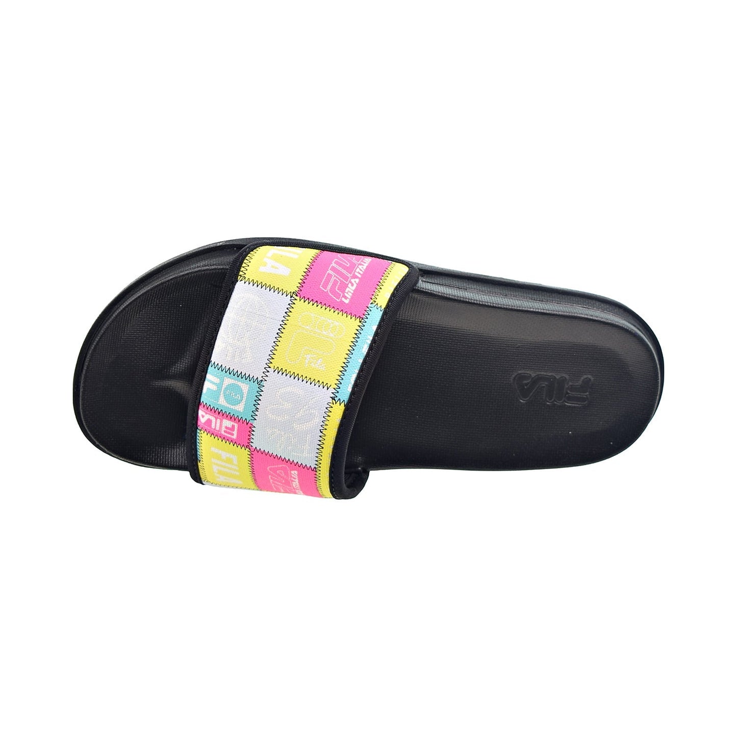 Fila Drifter Lux Patchwork Women's Slide Sandals Black-Multi