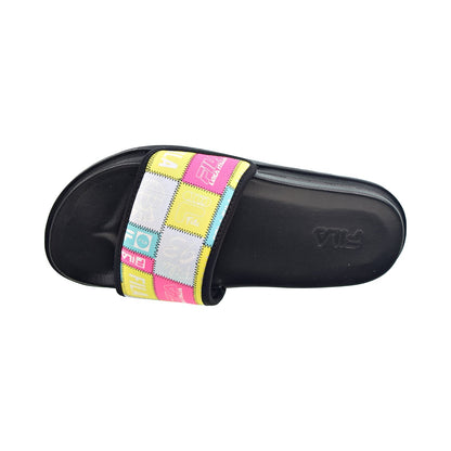 Fila Drifter Lux Patchwork Women's Slide Sandals Black-Multi