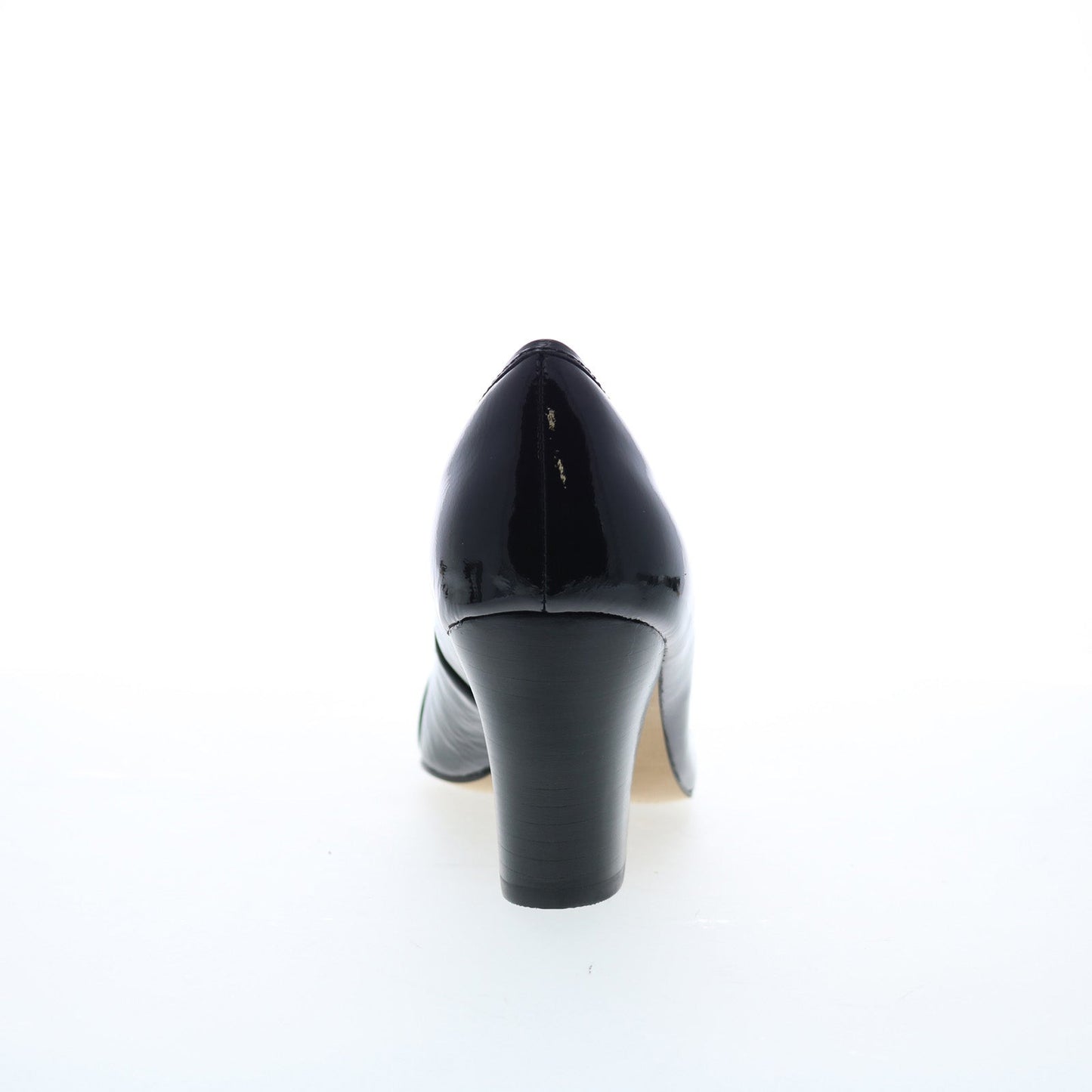 Isola Tara 6229311 Womens Black Leather Slip On Heels Pumps Shoes