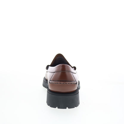 Sebago Dan Lug 7002IJ0-900 Womens Brown Loafers & Slip Ons Penny Shoes
