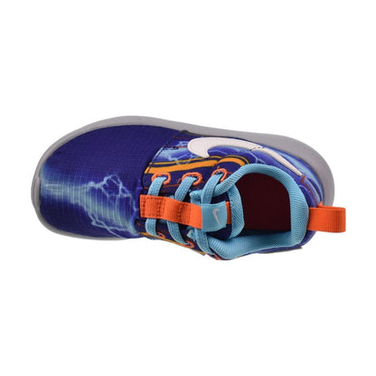 Nike Roshe One Print (TD) Toddlers' Shoes Deep Royal Blue-White 749358-401