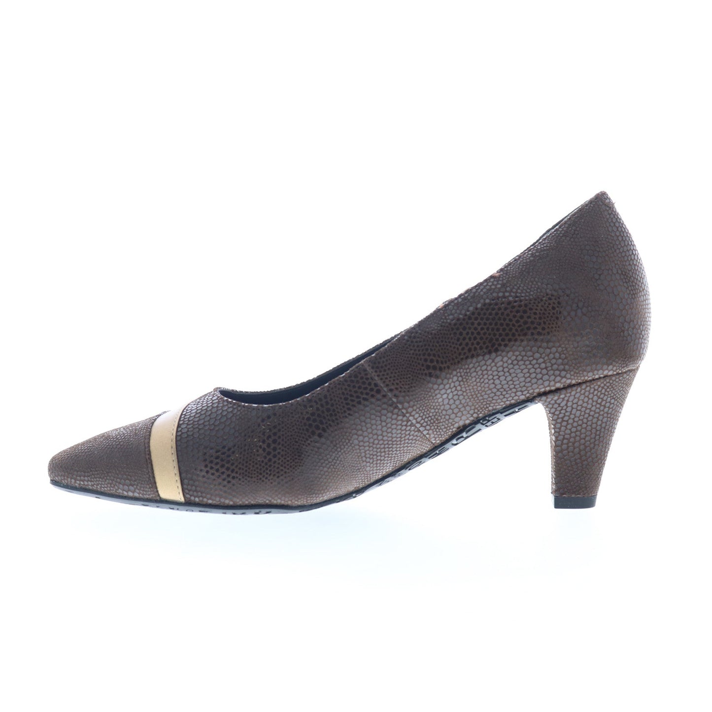 Ros Hommerson Kiwi 75070-65 Womens Brown Narrow Leather Pumps Heels Shoes