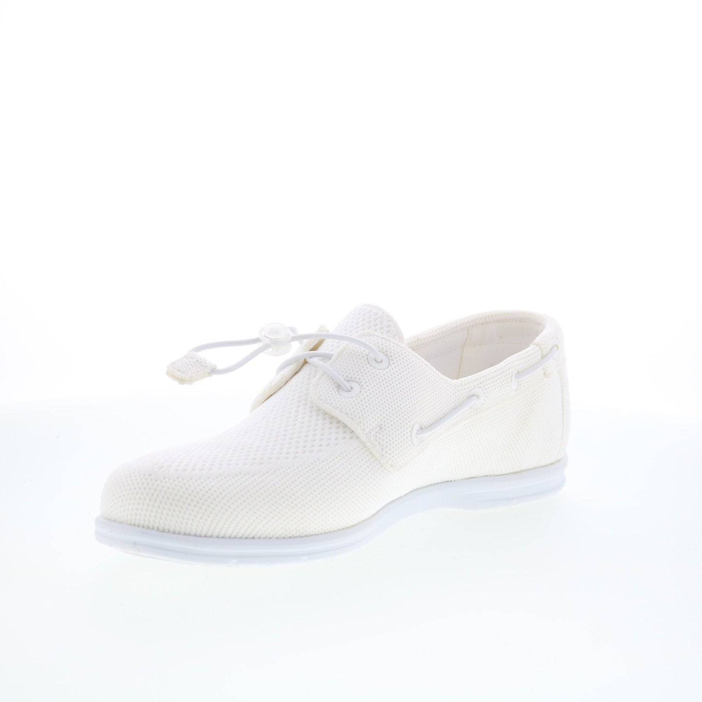 Sebago Monterey 75113RW-911 Womens White Mesh Loafers & Slip Ons Boat Shoes
