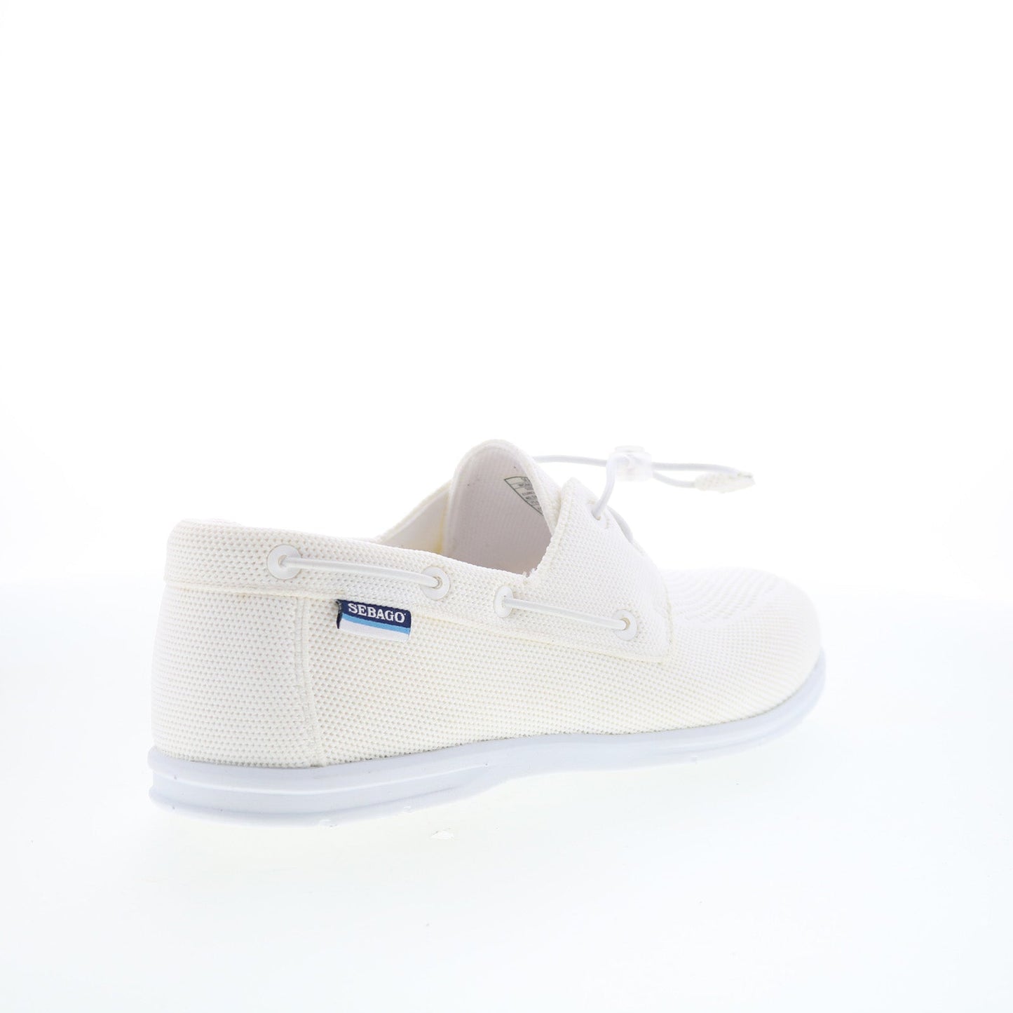 Sebago Monterey 75113RW-911 Womens White Mesh Loafers & Slip Ons Boat Shoes