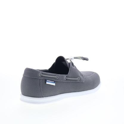 Sebago Monterey 75113RW-917 Womens Gray Mesh Loafers & Slip Ons Boat Shoes