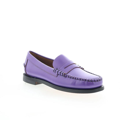 Sebago Classic Dan Pigment Womens Purple Loafers & Slip Ons Penny Shoes