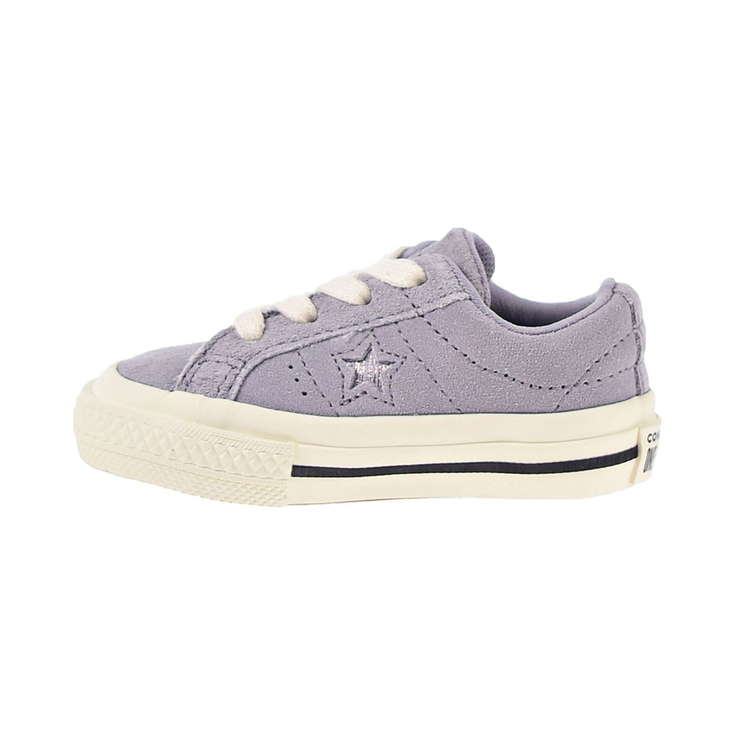 Converse One Star Ox Toddler Shoes Provence Purple-Silver-Egret