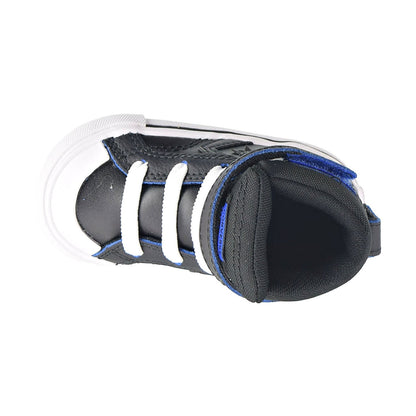 Converse Pro Blaze Strap Hi Two-Tone Leather Toddler Shoes Black-Hyper Royal