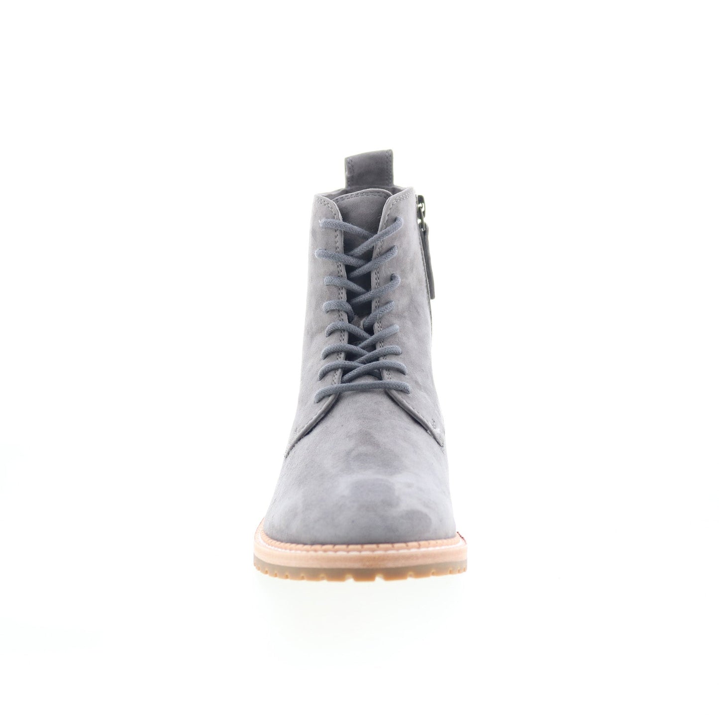Johnston & Murphy 78-51518 Womens Gray Suede Lace Up Casual Dress Boots
