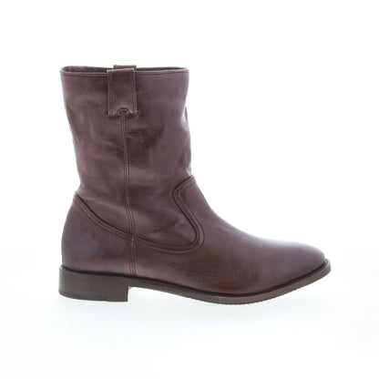 Johnston & Murphy Lenora 78-51872 Womens Brown Leather Casual Dress Boots