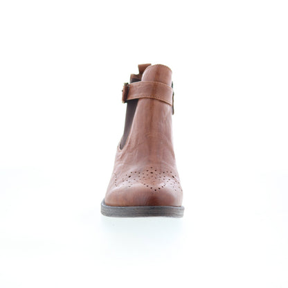 Johnston & Murphy Jeanette 78-51924 Womens Brown Leather Casual Dress Boots