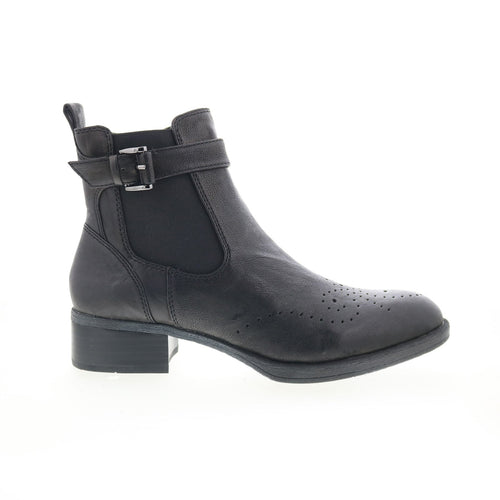 Johnston & Murphy Jeanette 78-51925 Womens Black Leather Casual Dress Boots