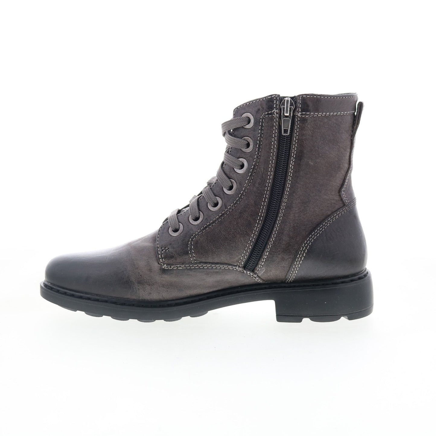 Johnston & Murphy Graice 78-51929 Womens Gray Leather Casual Dress Boots