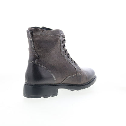 Johnston & Murphy Graice 78-51929 Womens Gray Leather Casual Dress Boots