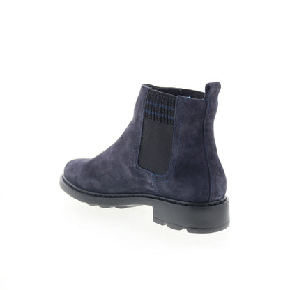 Johnston & Murphy Georgette 78-51944 Womens Blue Suede Chelsea Boots
