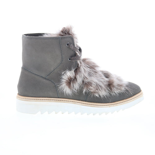 Johnston & Murphy Dayln 78-51966 Womens Gray Suede Casual Dress Boots