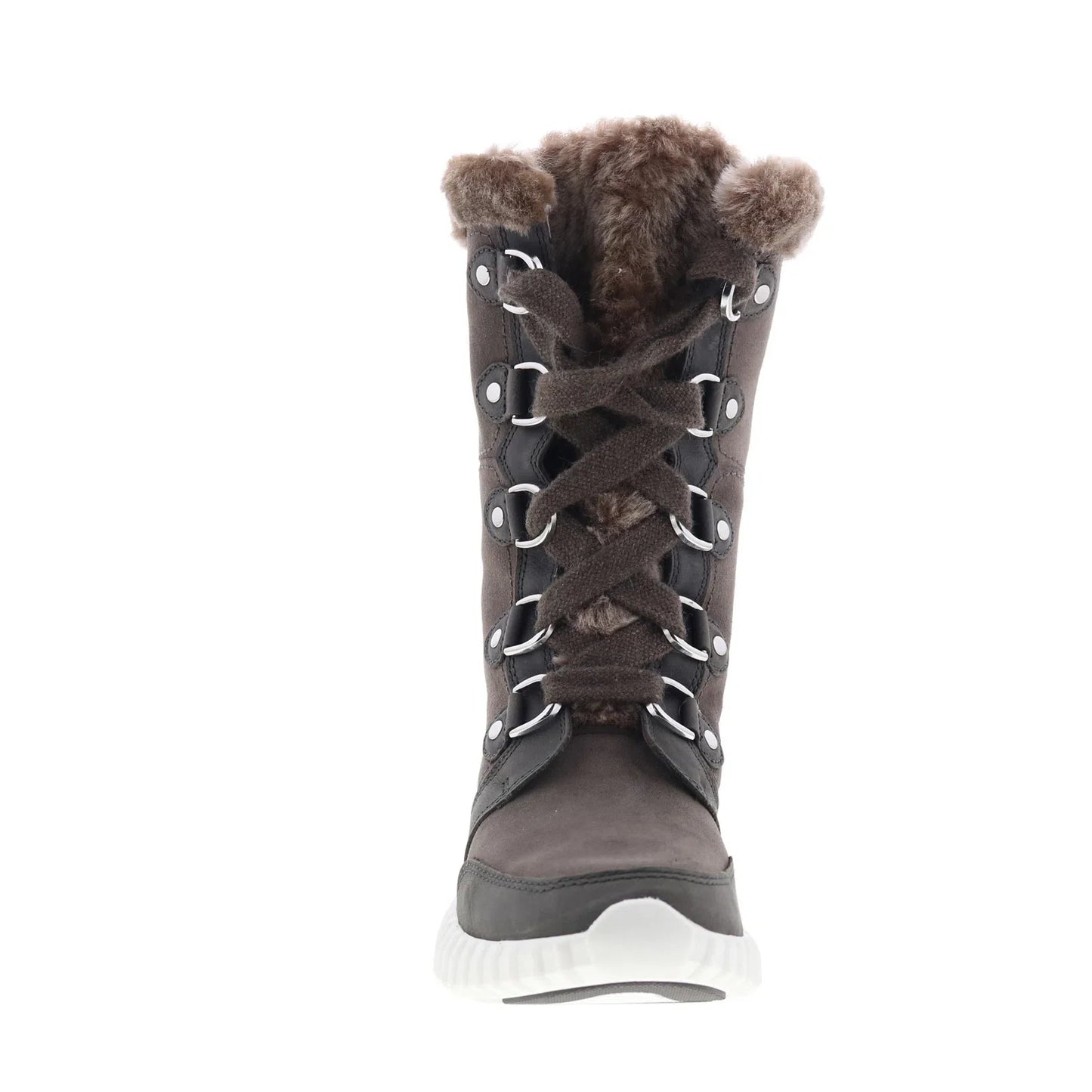Johnston & Murphy 78-56546 Womens Brown Suede Lace Up Casual Dress Boots