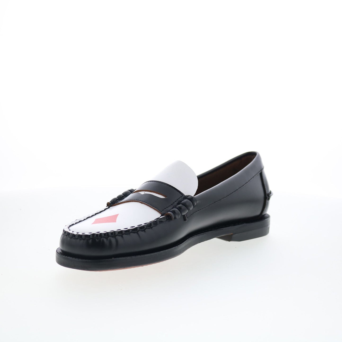 Sebago Classic Dan Gambling Womens Black Loafers & Slip Ons Penny Shoes