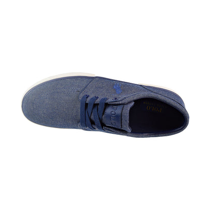 Polo Ralph Lauren Faxon Low Men's Shoes Indigo Blue/Chambray