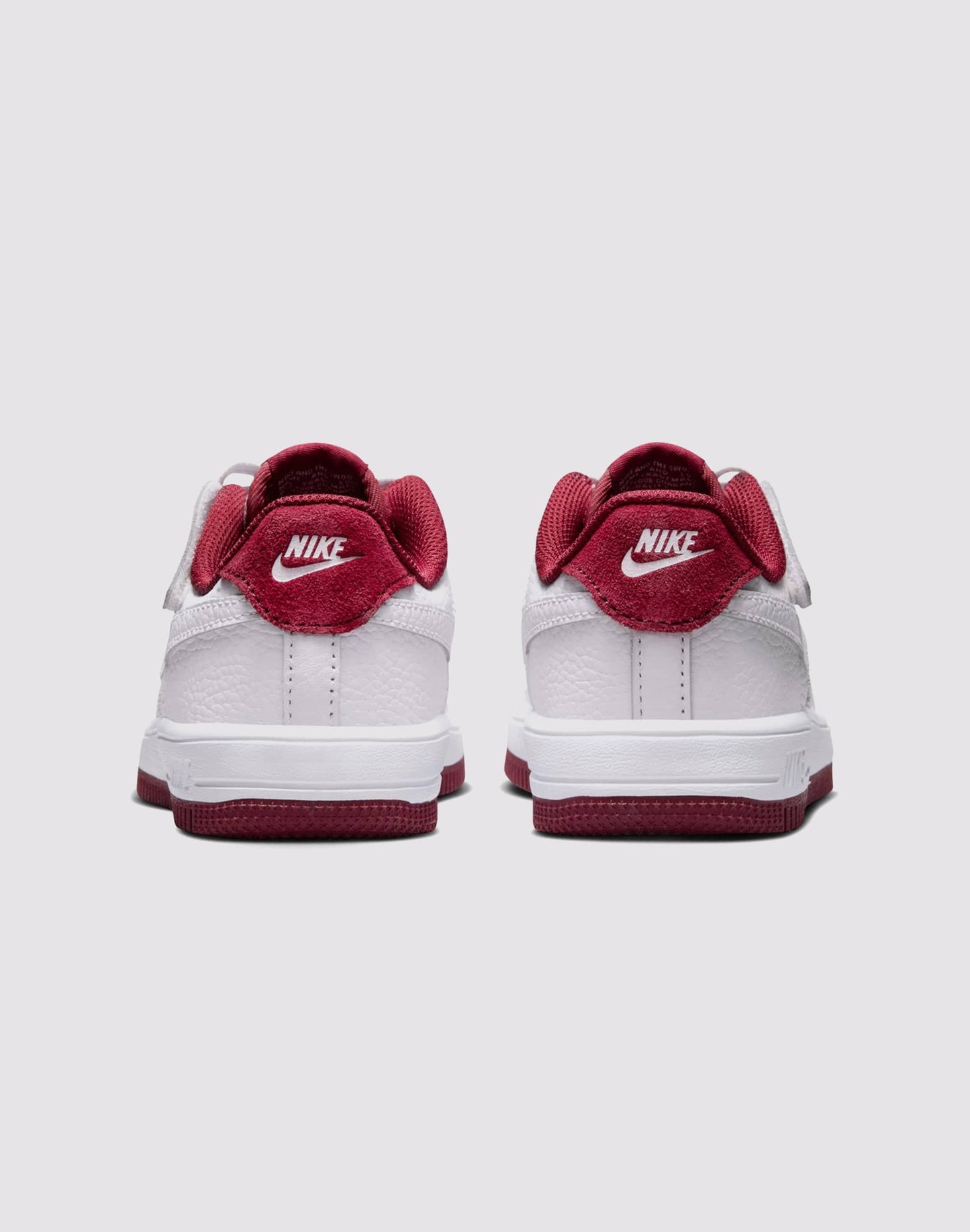 Nike Air Force 1 Low EasyOn LV8 3 Preschool Boys' "White/Team Red"