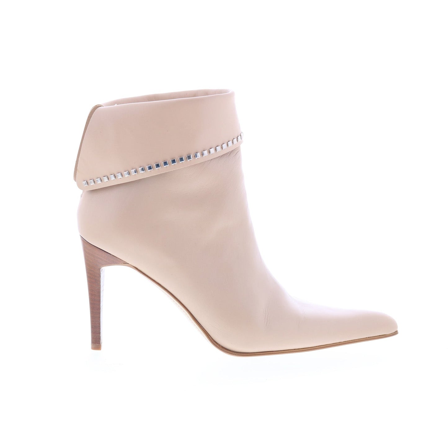 Claudia Ciuti Croce CLAUDIA CIUTI3 Womens Beige Leather Ankle & Booties Boots