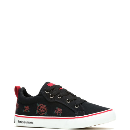 Harley-Davidson Torland D84003 Womens Black Canvas Lifestyle Sneakers Shoes