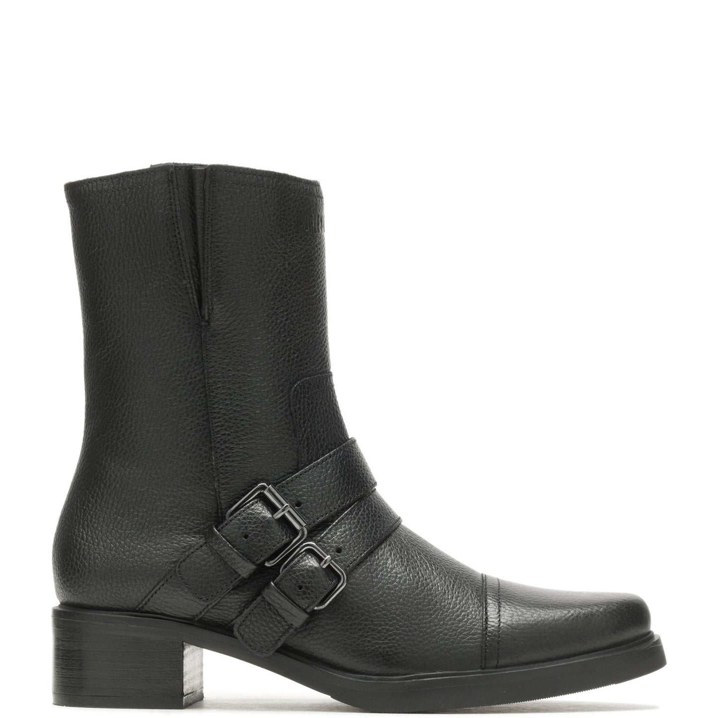 Harley-Davidson Jerilyn Double Buckle D84754 Womens Black Motorcycle Boots