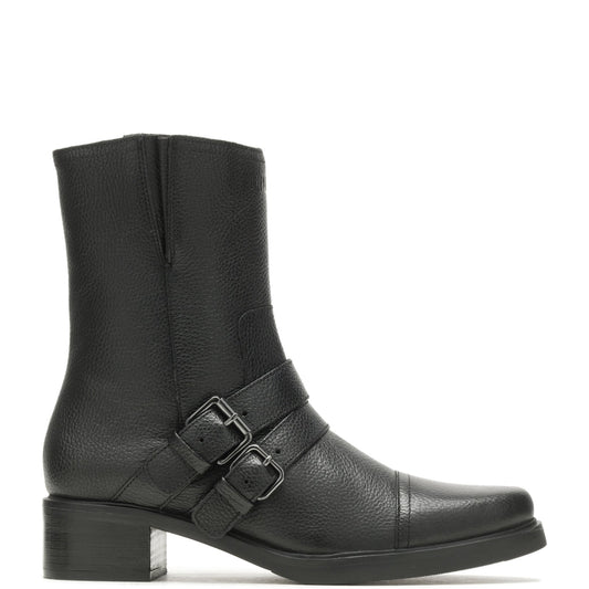 Harley-Davidson Jerilyn Double Buckle D84754 Womens Black Motorcycle Boots
