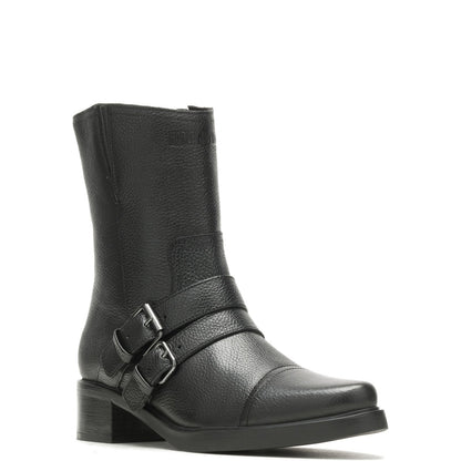 Harley-Davidson Jerilyn Double Buckle D84754 Womens Black Motorcycle Boots