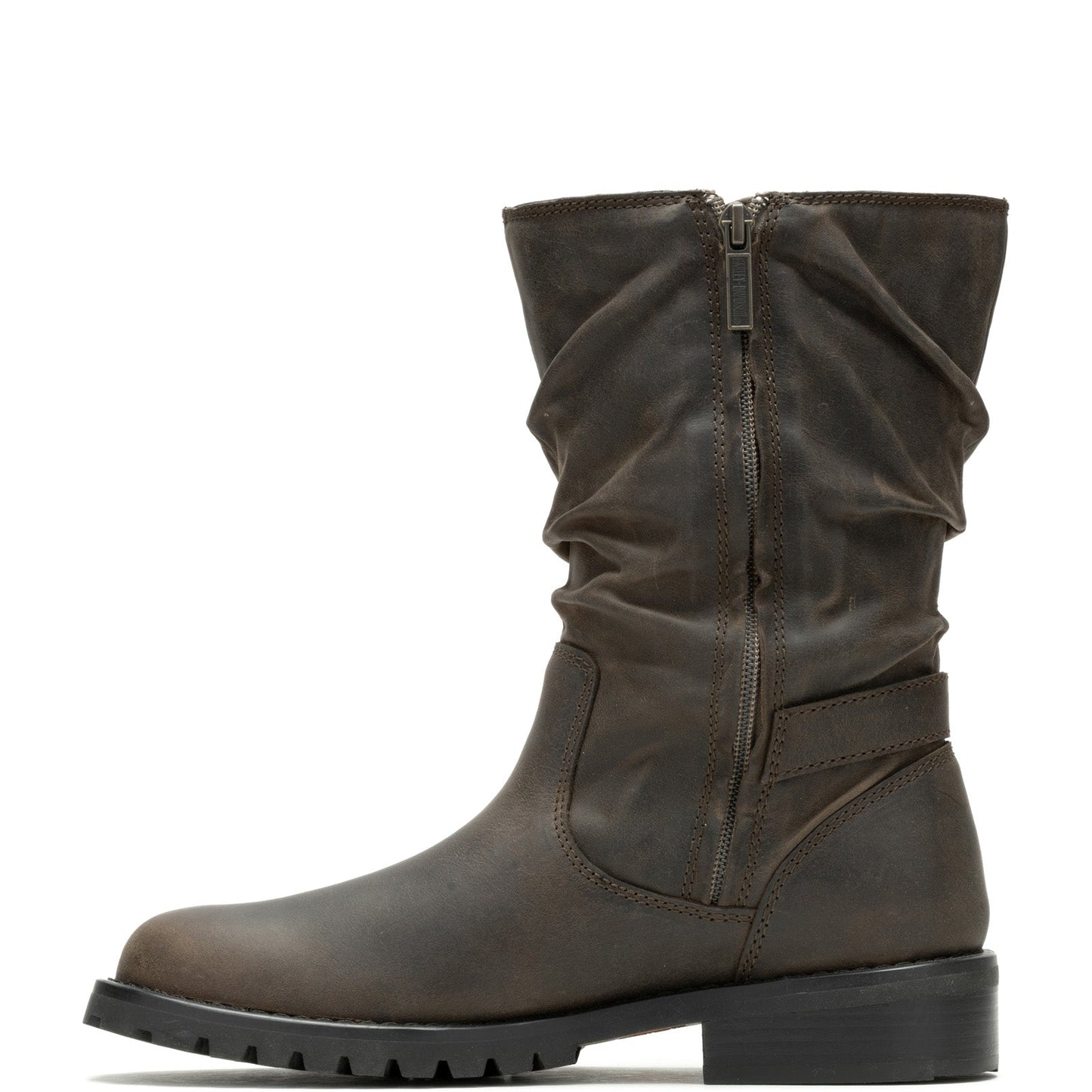 Harley-Davidson Almand 9" D84792 Womens Brown Leather Casual Dress Boots