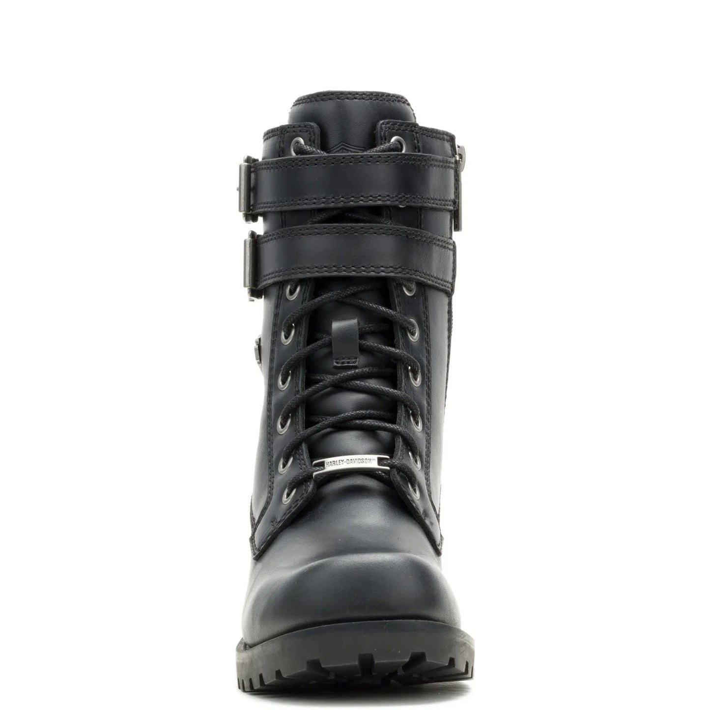 Harley-Davidson Leyton DBL 7.25" D84838 Womens Black Motorcycle Boots