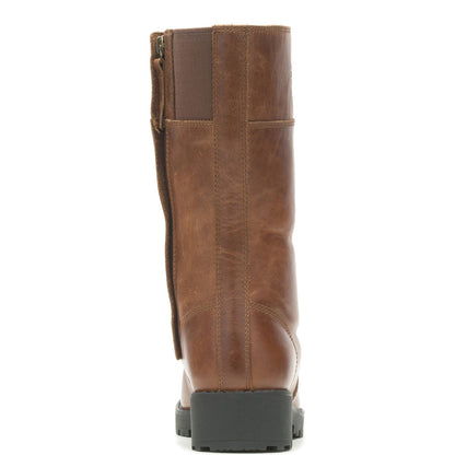 Harley-Davidson Lynwood Pull On D87220 Womens Brown Leather Motorcycle Boots
