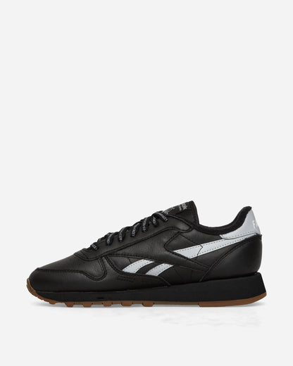 PLACES+FACES Classic Leather Sneakers Black / Silver
