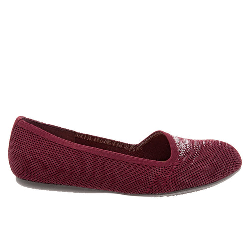 Softwalk Sicily S1861-606 Womens Burgundy Extra Wide Ballet Flats Shoes