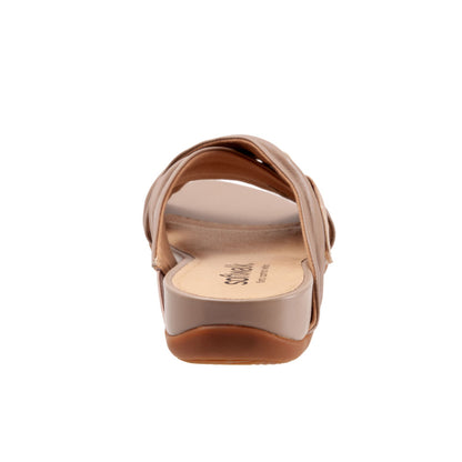 Softwalk Taza S2007-123 Womens Brown Extra Wide Slides Sandals Shoes