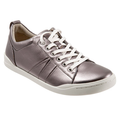 Softwalk Athens S2051-033 Womens Gray Leather Lifestyle Sneakers Shoes