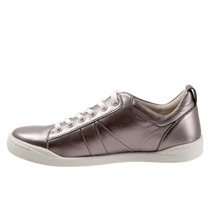 Softwalk Athens S2051-033 Womens Gray Leather Lifestyle Sneakers Shoes