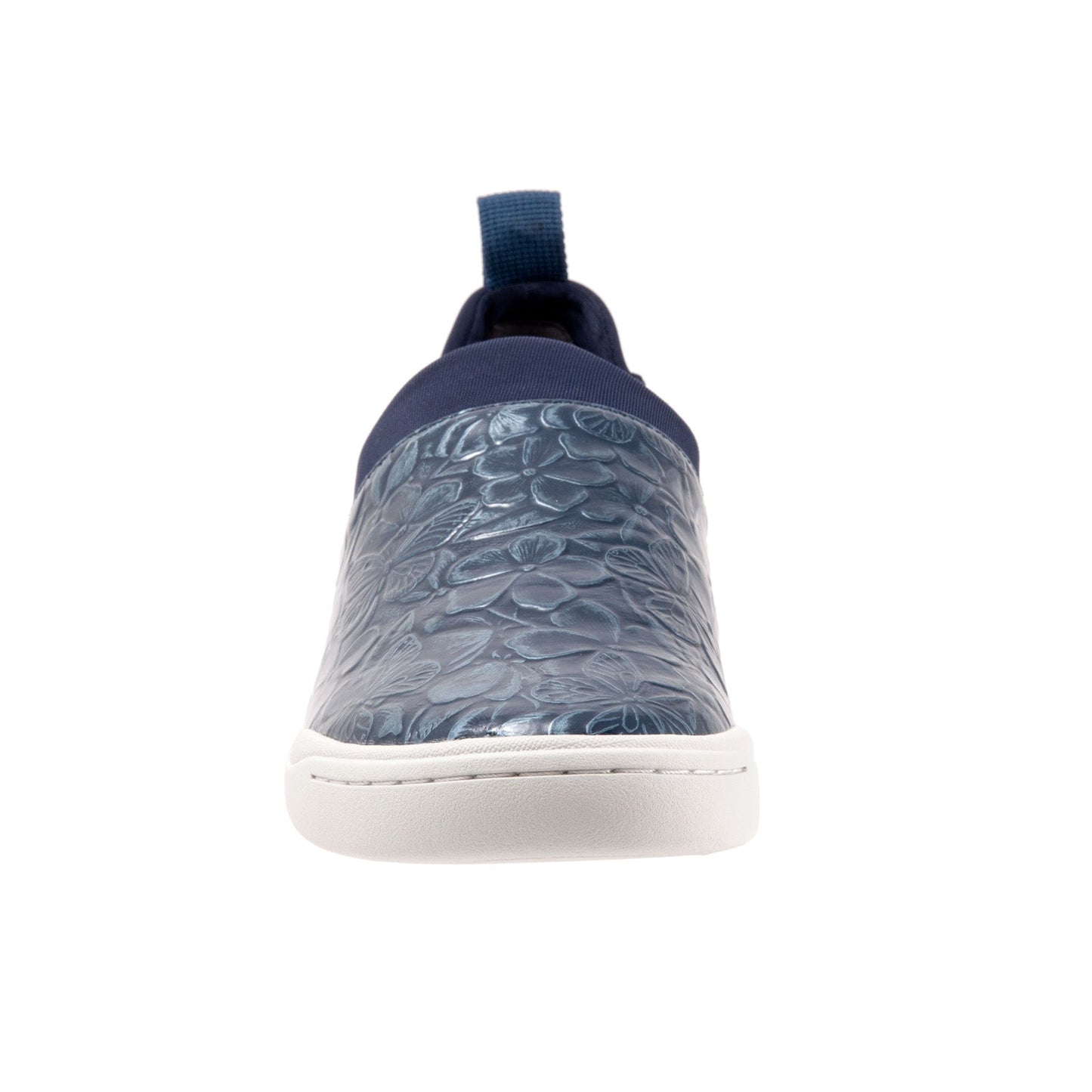 Softwalk Maya S2154-918 Womens Blue Leather Slip On Lifestyle Sneakers Shoes