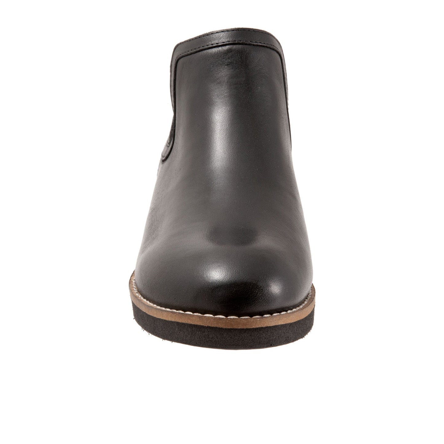 Softwalk Woodbury S2260-001 Womens Black Leather Ankle & Booties Boots