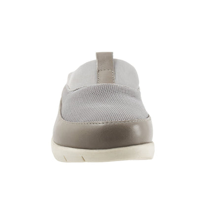 Softwalk Aberdeen Sport S2300-058 Womens Gray Leather Clog Flats Shoes