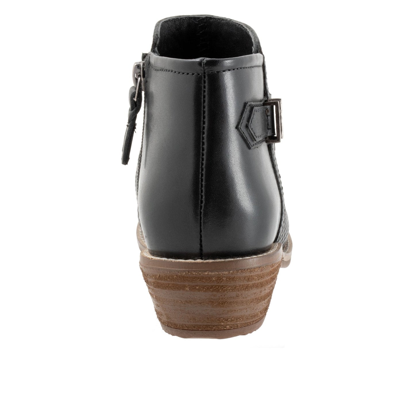 Softwalk Rimini Perf S2315-001 Womens Black Narrow Ankle & Booties Boots