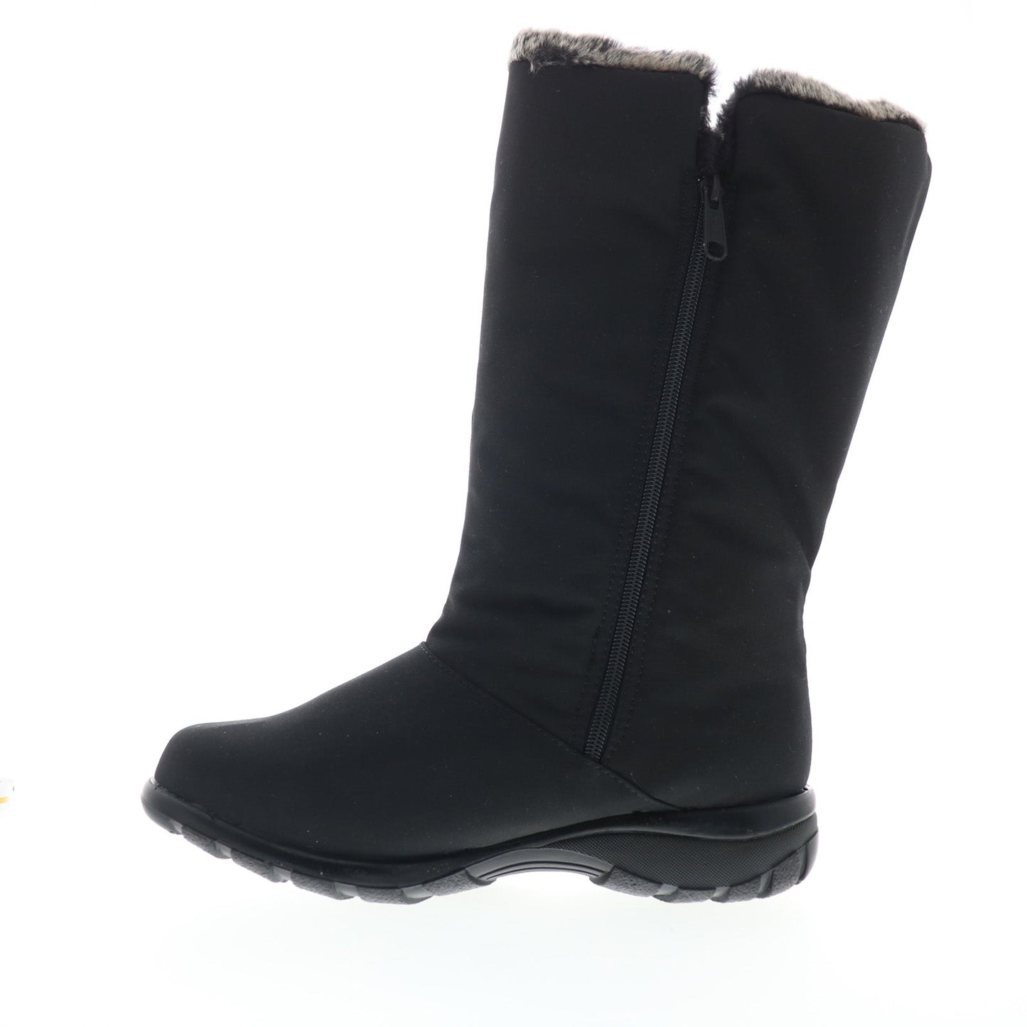 Clinic Extra Janet T10972 Womens Black Extra Wide Mid Calf Boots