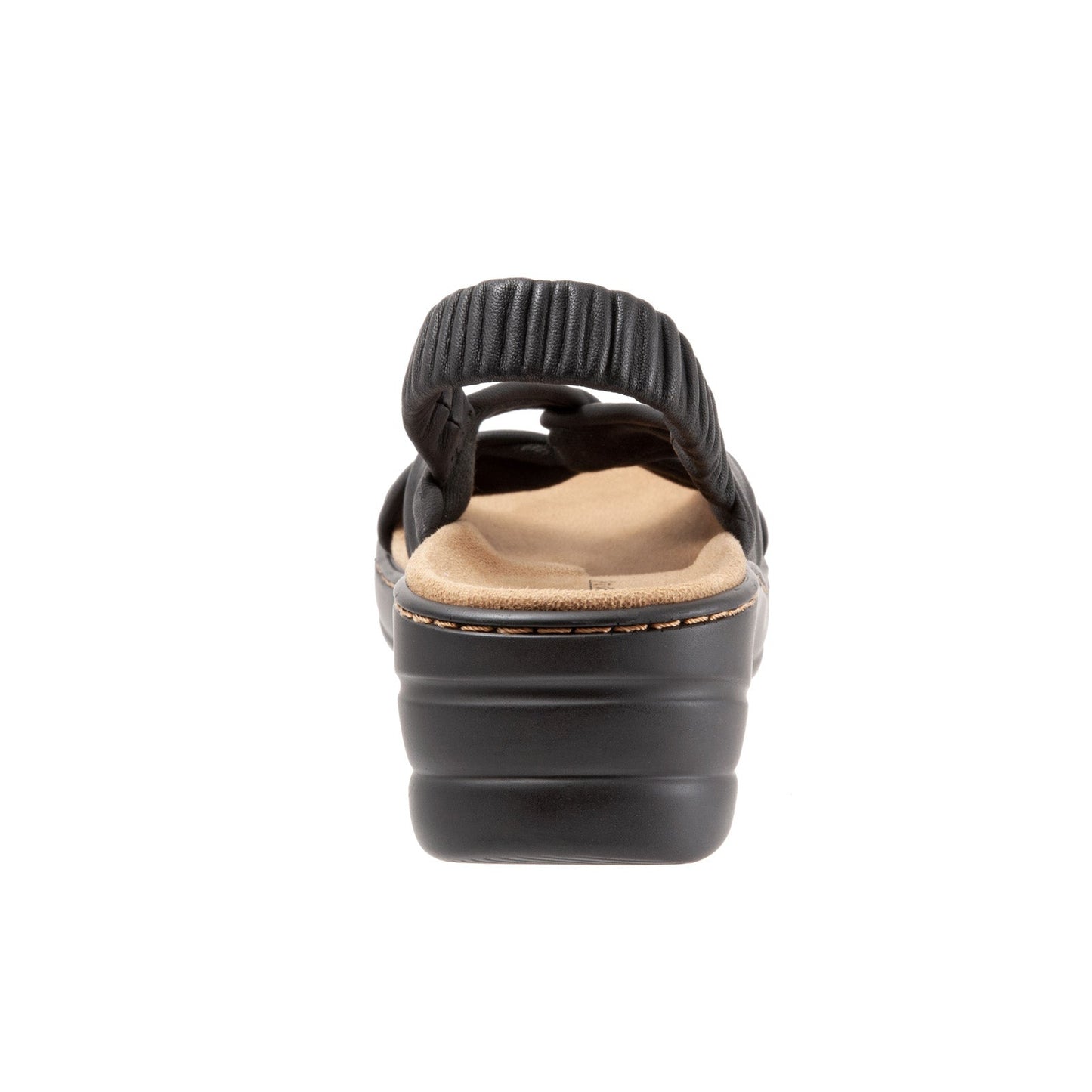 Trotters Nella T1914-001 Womens Black Narrow Slingback Sandals Shoes