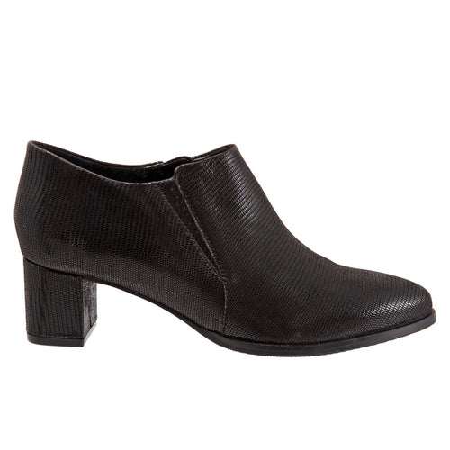 Trotters Keegan T2059-008 Womens Black Narrow Leather Ankle & Booties Boots