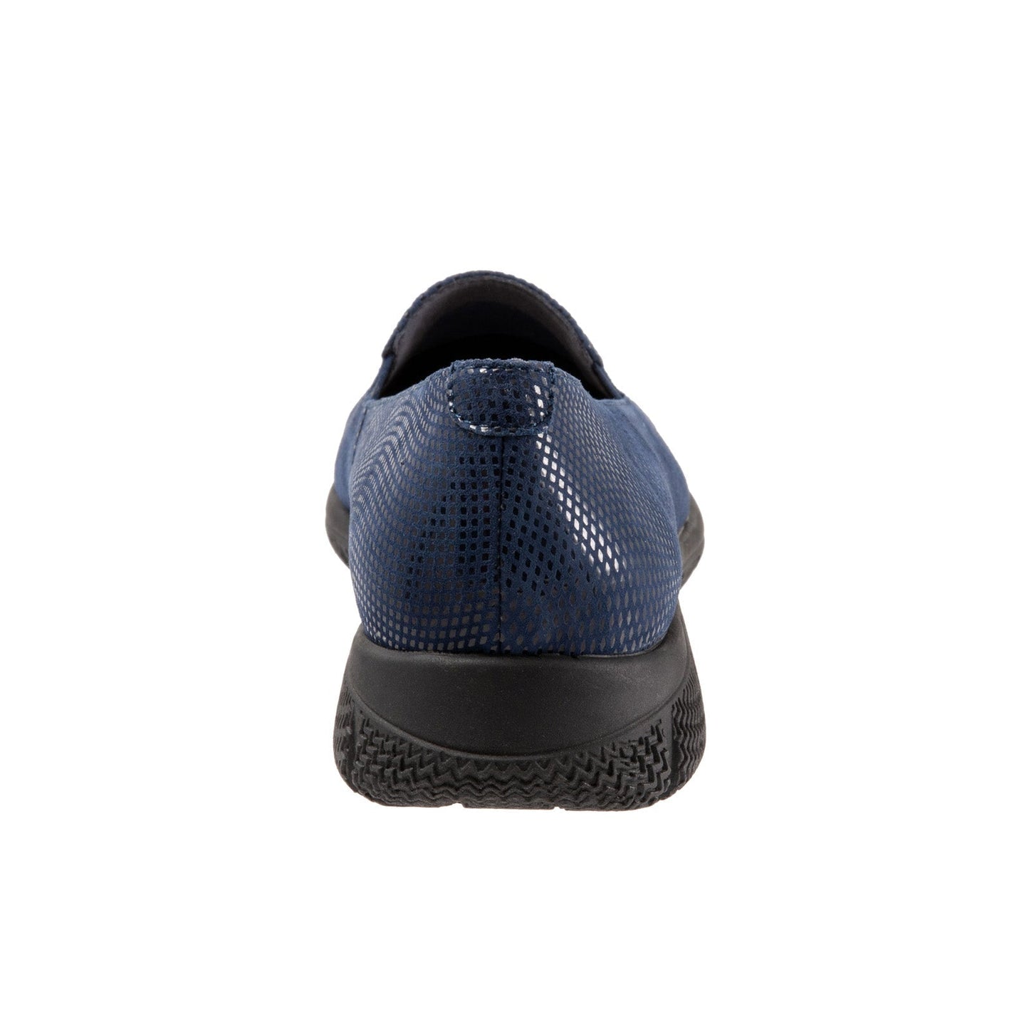 Trotters Universal T2110-406 Womens Blue Leather Slip On Loafer Flats Shoes