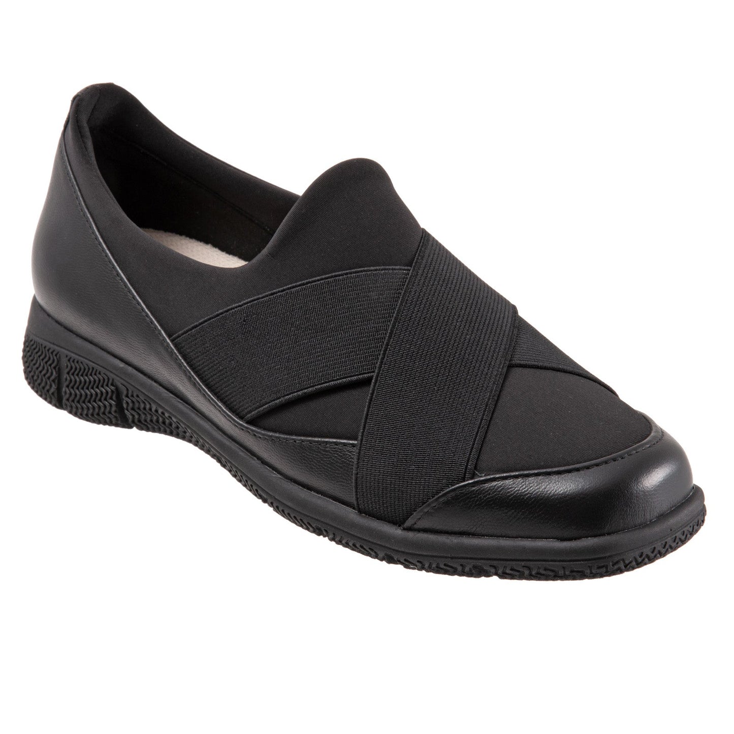 Trotters Urbana T2167-007 Womens Black Leather Lifestyle Sneakers Shoes
