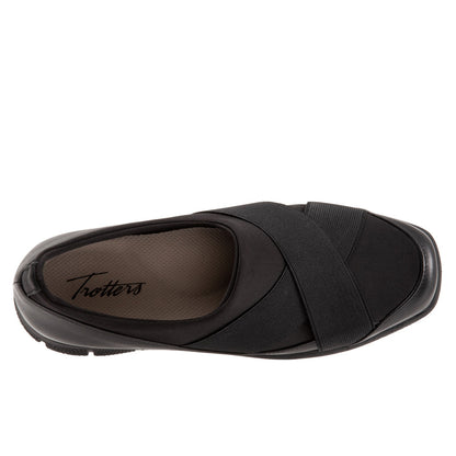 Trotters Urbana T2167-007 Womens Black Leather Lifestyle Sneakers Shoes