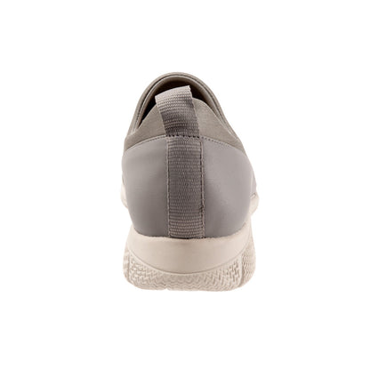 Trotters Ultima T2257-312 Womens Gray Leather Lifestyle Sneakers Shoes
