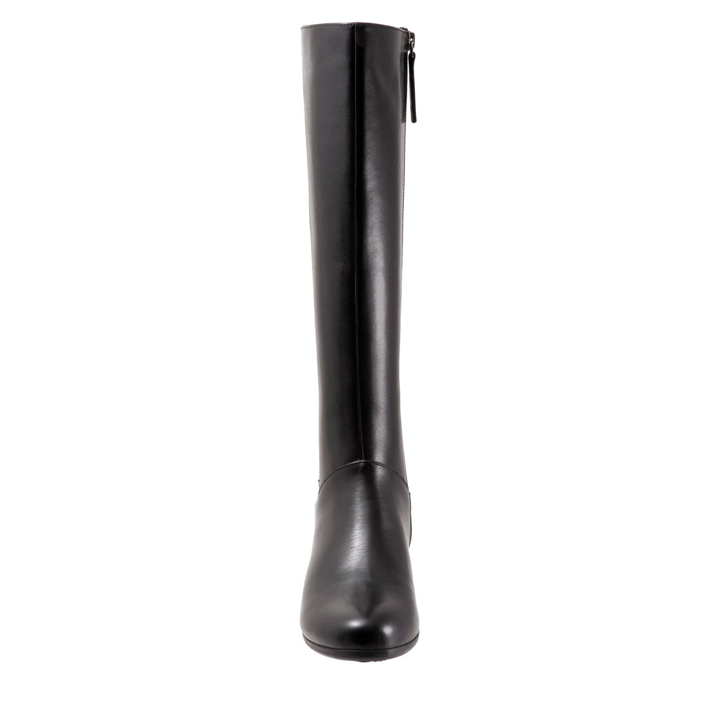 Trotters Misty Wide Shaft T2261-001 Womens Black Leather Knee High Boots
