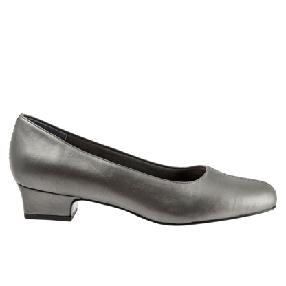 Trotters Doris T3235-041 Womens Gray Extra Extra Narrow Pumps Heels Shoes